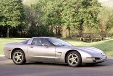 Finished silver C5 Corvette restored at River Valley Collision — lifetime warranty on all repairs and paint
